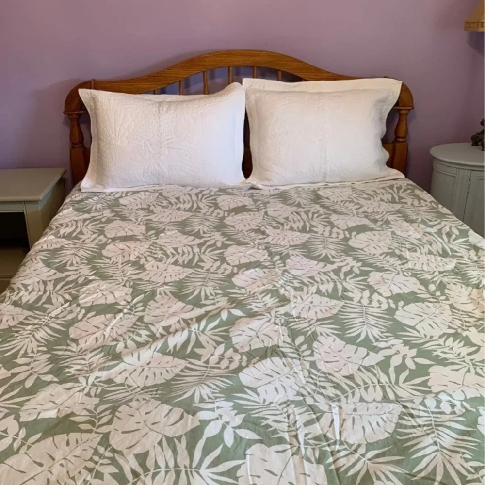 Michael Kors Green Floral duvet cover